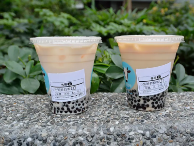 贴在奶茶上的标签是热敏纸吗？